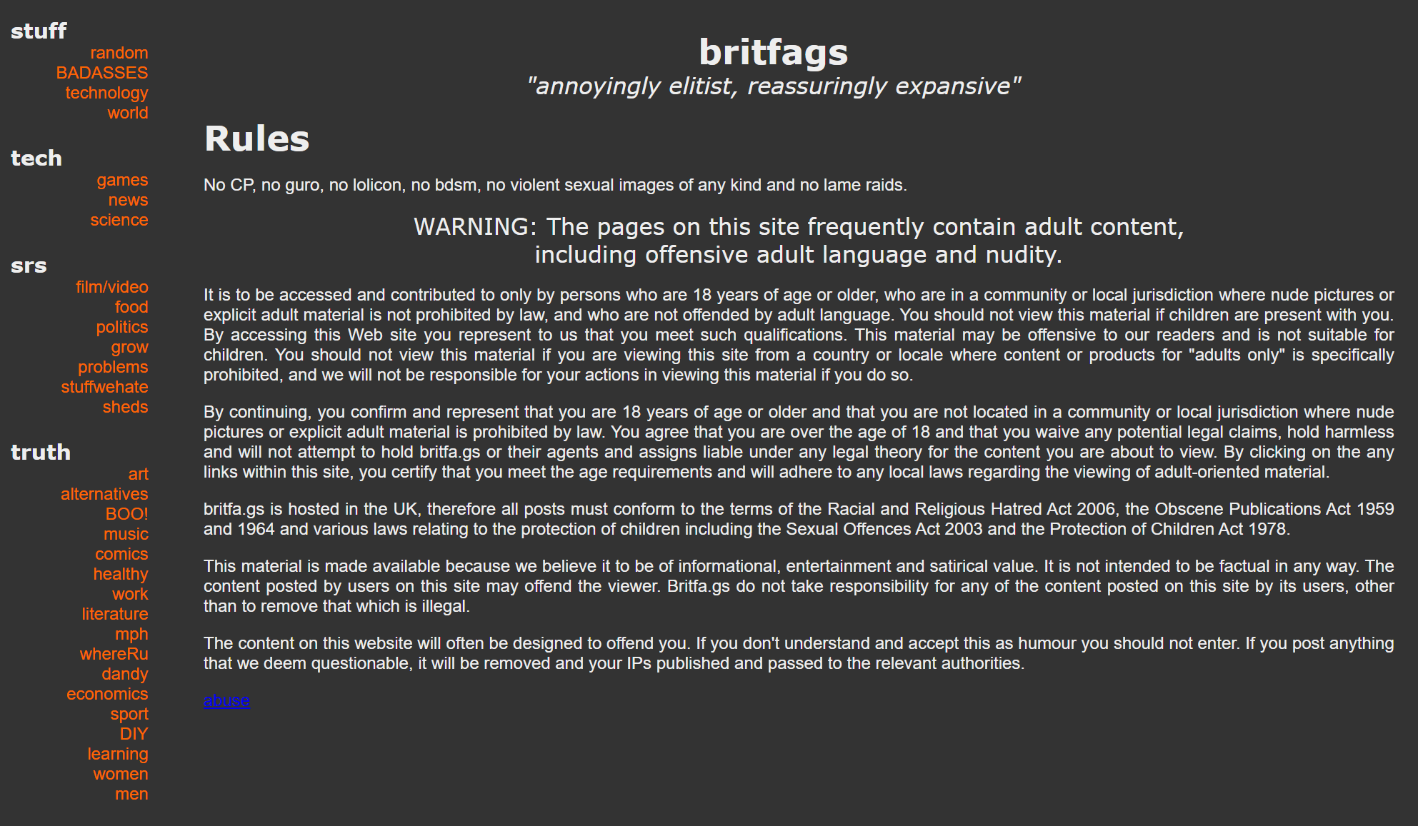 Read more about the article Britfags – Dead