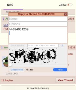 Read more about the article Protips for the 4chan captcha?
